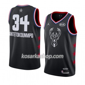 Dres Milwaukee Bucks Giannis Antetokounmpo 34 2019 All-Star Jordan Brand Crna Swingman